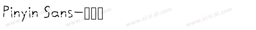 Pinyin Sans字体转换 Pinyin Sans字体转换